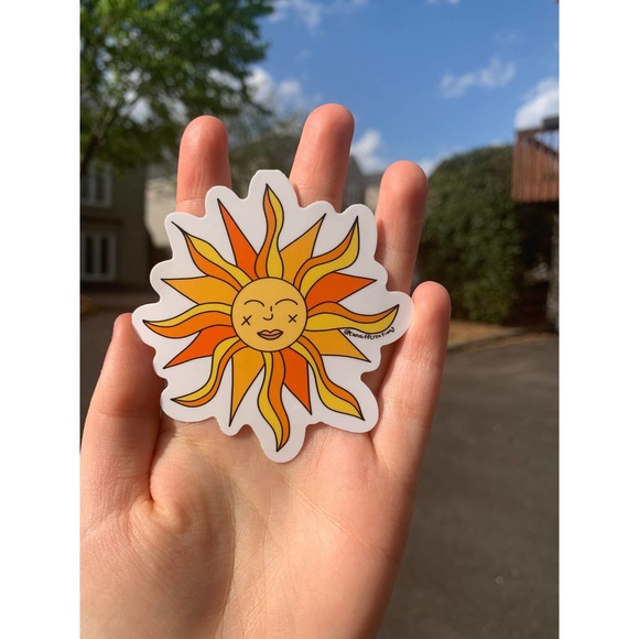 Sun and Moon Sticker Pack for Hydro Flasks, Laptops, Cars, Skateboards - Picture 4 of 7